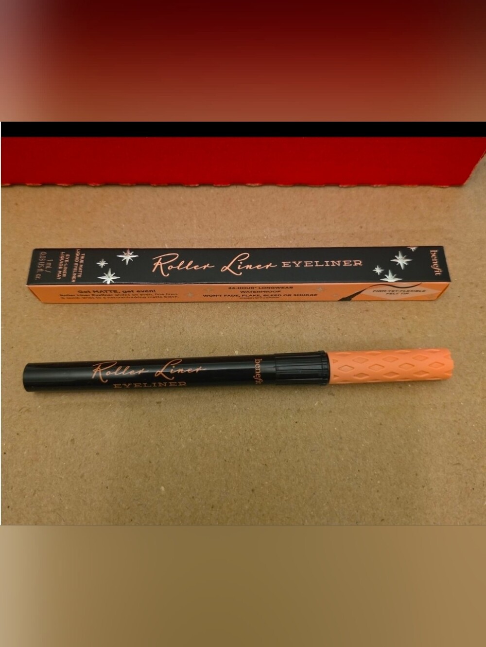 Benefit Roller Liner Waterproof Liquid Eyeliner BLACK. BNIB - Picture 3 of 4